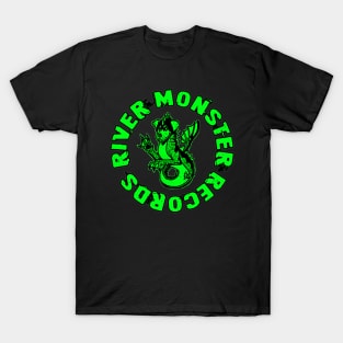 River Monster Records Green Logo T-Shirt